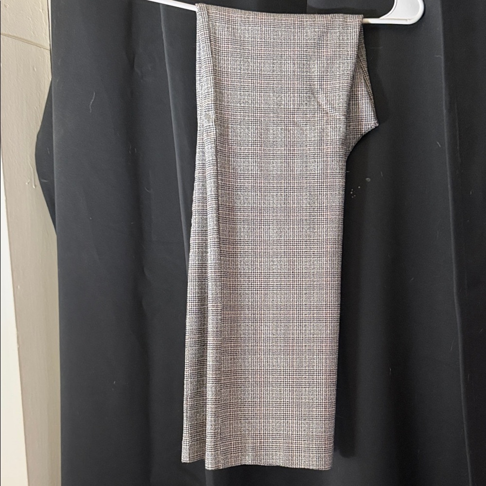 Maurices Black and White Plaid Pants
